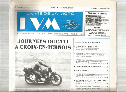 Vie moto n 88 - de, n°88-12