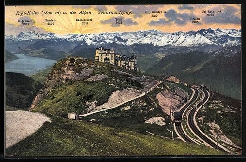 Rigi kulm téléphérique sur - téléphérique,