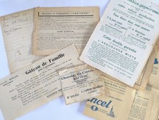 Lot De Vieux Documents Rétro