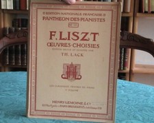 Th. Lack - Les Classiques Favoris du Piano 9ème volume F. Liszt oeuvres choisies