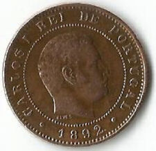 PORTUGAL - 10 REIS - 1892 - Très belle et superbe patine.