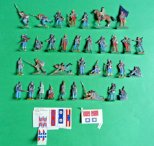 Plats d'étain - Flat tin - Zinnfiguren - ACW - Confédérés - 34 sudistes