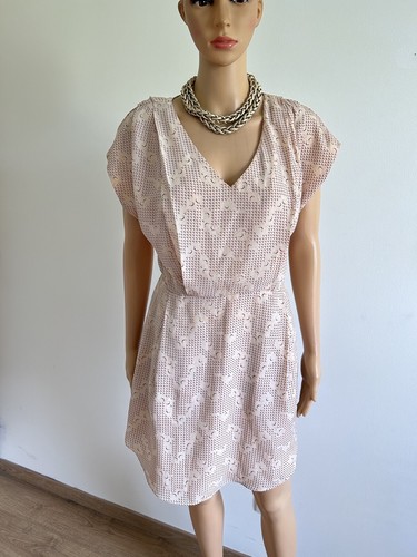 Robe beige imprimée neuve - , à