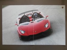 POSTER LAMBORGHINI AVENTADOR J - 2012 -  44 x 28 cm