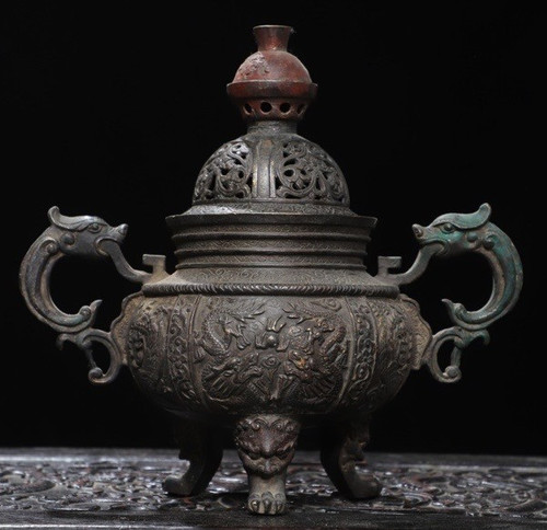 Old chinese bronze - 8.2",