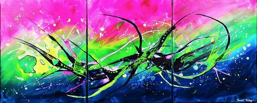 Tableau triptyque unique - tableau,