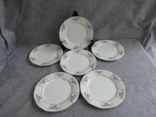 6 assiettes plates faïencerie