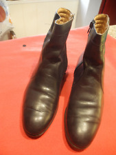 BOTTINE CUIR NOIR VENDÔME T 41  8 1/2 BE