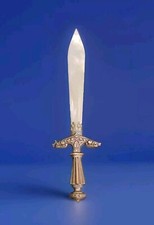 Ancien Coupe Papier / Dague Souvenir De La Tour Eiffel Fin 19e