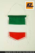 FANION ITALIE 15x10cm Polyester - Mini drapeau ITALIEN 10 x 15 cm - Bannière - N