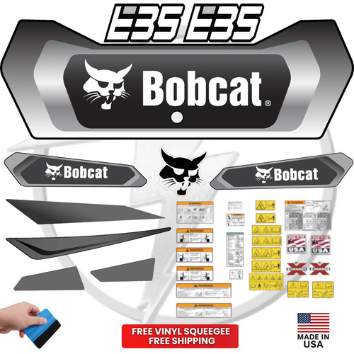 Fits bobcat e35 - fits, decal
