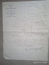 1 lettre autographe signée de  Jean d'Esparbès  années 1920