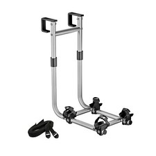 Wiltec Porte vélos échellle camping car 2 vélos VTT 30kg Aluminium TPR caravane