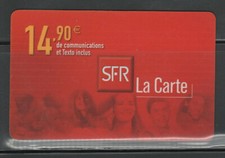 LA CARTE SFR 14,90 € - DIFFÉRENTS MODÈLES ou DATES  - LUXE - Téléphone Télécarte