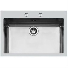 FOSTER 2278050 Lavabo 1 Baignoire Ke Q4 en Acier Inoxydable 77 CM