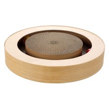 Griffoir jouet avec 2 balles, ø 35 x 5.5 cm, pour chat