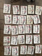 Énorme Lot D’étiquettes De Boucherie Vintage