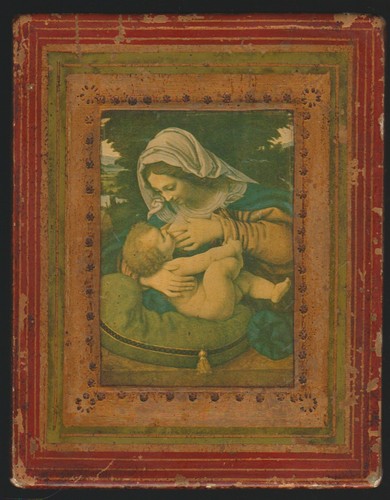Icone vierge au coussin - vierge,