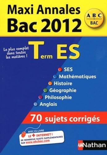 Maxi annales bac - , 2012