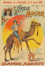 Blanche ALLARTY CIRQUE Rjyf-POSTER HQ 40x60cm d'une AFFICHE VINTAGE