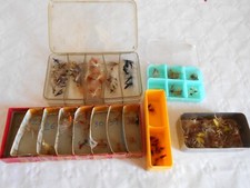 Mouches de pêche vintage collection française