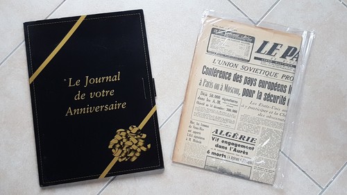 Journal naissance - journal, de