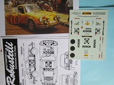 DECAL ROBUSTELLI PORSCHE CARRERA RS N° 10  EAST AFRICAN SAFARI 1973 WALDEGAARD