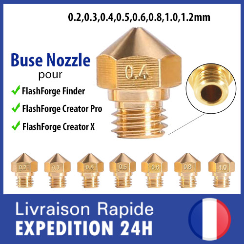 Buse laiton nozzle pour