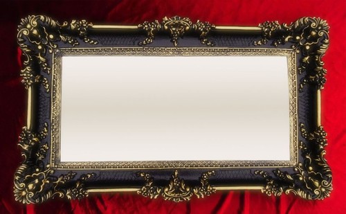 Miroir mural rectangle - miroir, noir