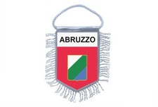 fanion mini drapeau pays voiture decoration abruzzes abruzzo italie