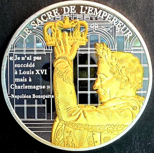 France médaille le sacre - médaille,