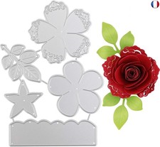 OOTSR Matrice de Découpe Fleurs, Dies de Decoupe Scrapbooking, Matrice de 