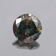 AAA Vert Foncé Moissanite