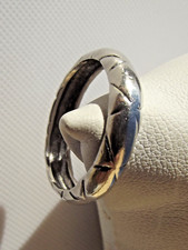 bague argent 925 motifs croisillons TAILLE 54 (17,19mm)