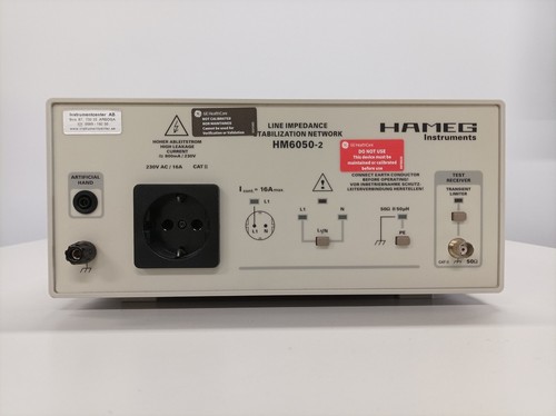 Hameg hm6050 réseau de - hameg, hm6050-2,