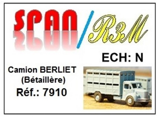 Trains 160 span r3m camion - 1/160,