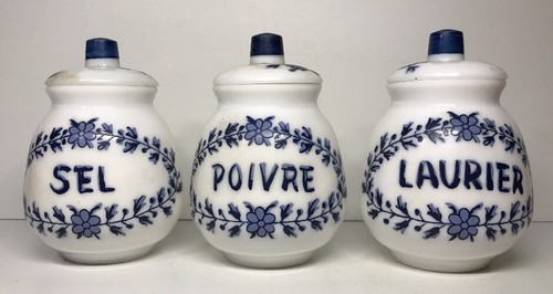 Pots sel poivre - pots, laurier