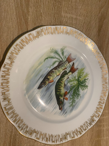 Assiettes poissons - assiettes,