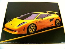SUMMIT ART COMPANY Poster/Print of Lamborghini Cala-Italian 8" x 10" 