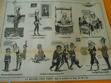 Caricature 1980 La retape Mais le trottoir est long de 80 à 81 racolage