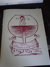 signé:R.PEYNET 1965.CHEVALIER DU TASTEVIN.+ODETTE JOYEUX.DEDICACE.