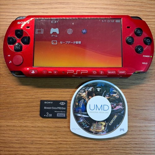 Console sony psp - console, rouge