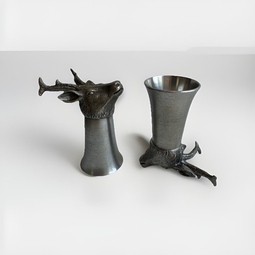 Verres liqueur forme cerf - a,