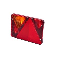 Cabochon lanterne gauche de remorque - 6 fonctions AJBA RL 80 - Position, stop, 