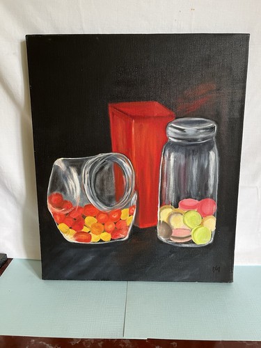 Tableau peinture huile - tableau, à