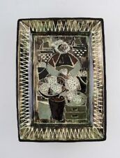 Astrid Tjalk pour Kähler, Danemark. Bol unique en céramique émaillée, années ...