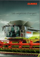 Brochure prospectus gamme CLAAS 2011