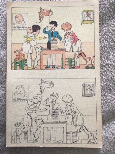 Coloriage 1930 publicite album - coloriage,