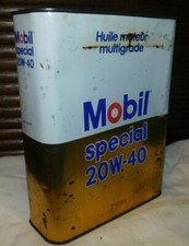 ANCIEN BIDON HUILE 2L . MOBIL