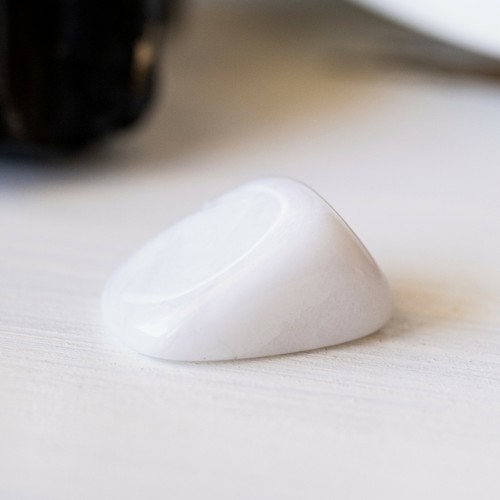 Jade blanc pierre roulée - jade,